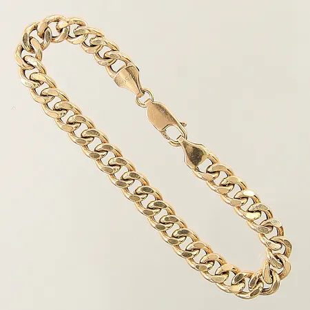 Armband Pansar GHA längd 18cm bredd 6,8mm, ihåligt 18K Vikt: 9,6 g