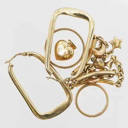 Diverse guld defekt 18K Vikt: 20,8 g