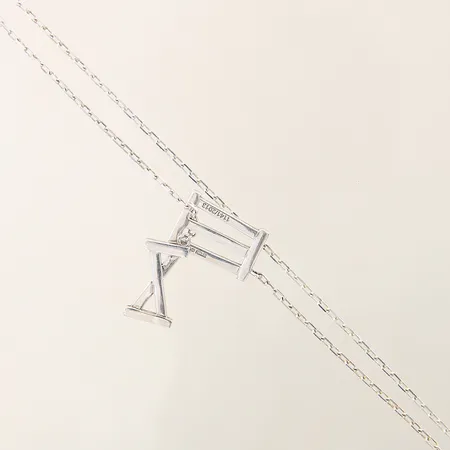 Collier Efva Attling Thirteen Is My Lucky Number numrerad:1141/2013 längd ca 70cm bredd 2mm, inga tillbehör, silver 925/1000 Vikt: 11,8 g