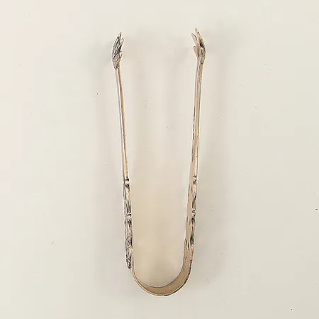 Sockertång med dekor längd 9,5cm silver 830/1000 Vikt: 21,5 g