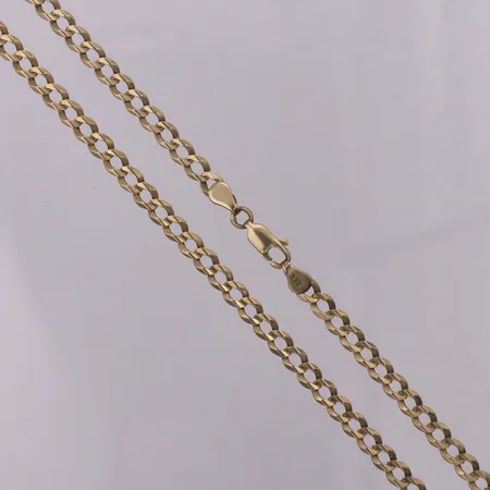 Kedja Pansar längd 61cm, bredd 4,1mm, 14K Vikt: 12,0g Vikt: 12 g