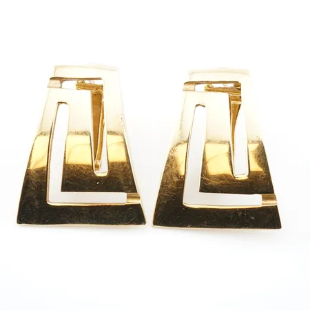 Örhängen, 20mm x 10mm, 14k Vikt: 12,3 g