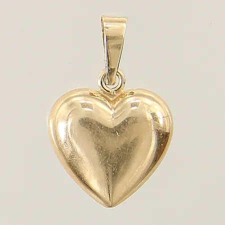 Hänge hjärta Guldfynd 18x12,2mm 18K Vikt: 0,6 g