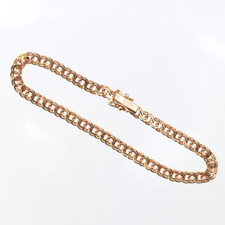 Armband Bismarck 18,5cm, bredd: 4,6mm, 18K Vikt: 8,3 g