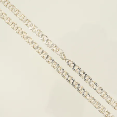 Halsband Bismarck längd 43cm, bredd 5mm, silver 925/1000-delar, 12,5g