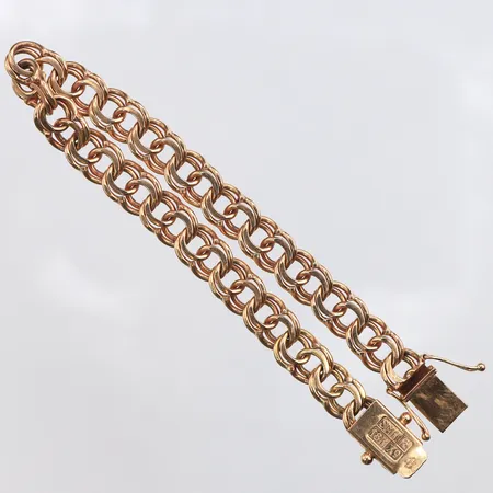 Armband Bismarck 17,5cm, bredd: 7,2mm, 18K Vikt: 16,2 g