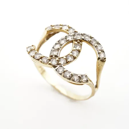 Ring, defekt, 18k Vikt: 3,2 g