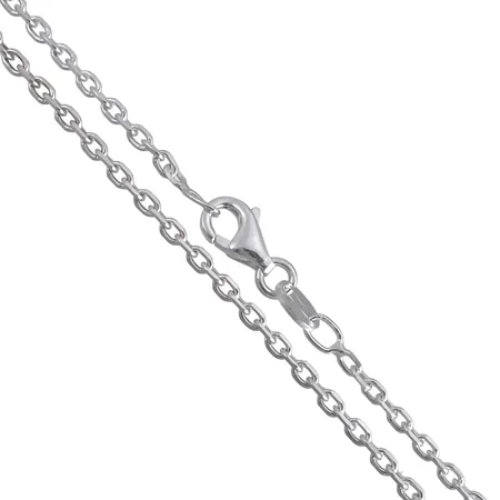 Halskedja Ankarlänk silver 925/1000, längd 42 cm, bredd 1,8 mm, sparsamt använd  Vikt: 2,9 g