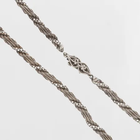 Collier längd 45cm, bredd 5mm, silver 925/1000 Vikt: 22,9 g