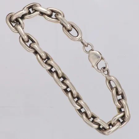 Armband Ankar längd 21cm, bredd 9mm, silver 925/1000 Vikt: 48,2 g