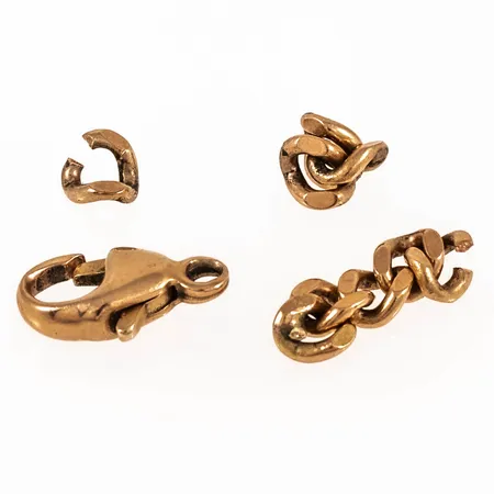 Diverse defekt guld 18K 2,1g.