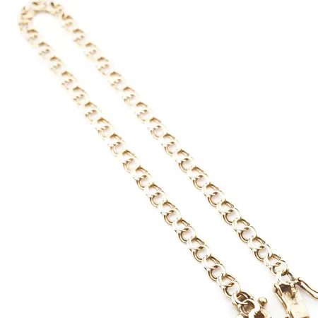 Armband, bismarck, 18,5cm, bredd 4mm, 18k Vikt: 3,9 g