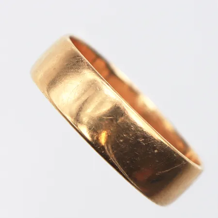 Ring defekt, gravyr, 18K Vikt: 5 g