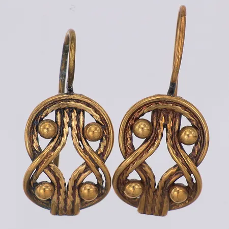 Ett par örhängen Kalevala design Germund Paaer 25 x 12mm