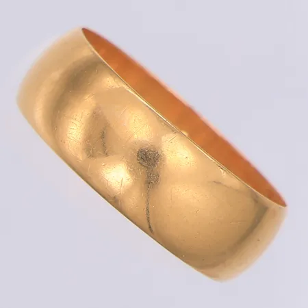 Ring slät stl:21½, gravyr, 18K Vikt: 7,7 g