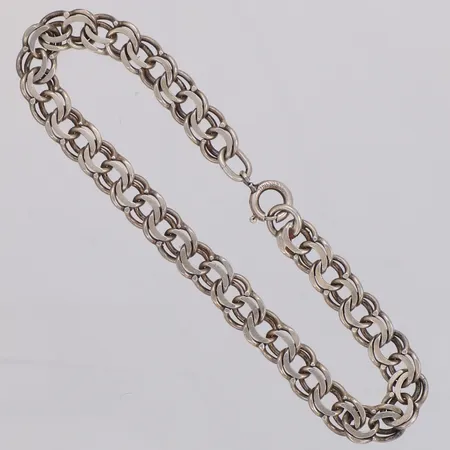 Armband Bismarck längd ca 19cm, bredd 6mm, 830/1000 silver Vikt: 8,9 g
