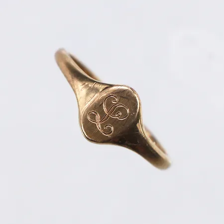 Miniatyrring Stl:13¼, 10K Vikt: 0,8 g