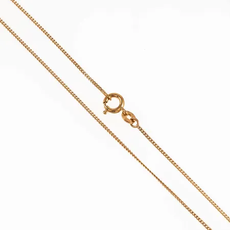 Kedja Pansar 43cm bredd 1mm, 18K 2,1g.