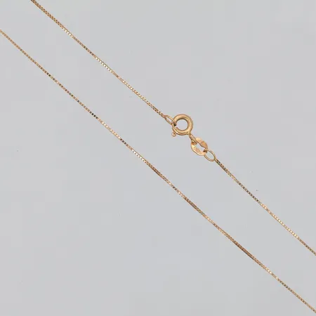 Kedja Venezia 38cm bredd 0,6mm, 18K Vikt: 1,3 g