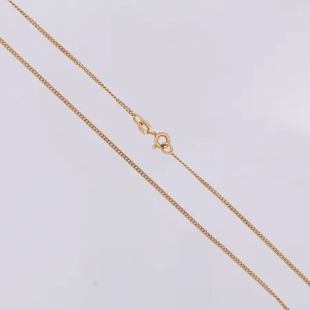 Kedja Pansar 38,5cm bredd 1,4mm, 18K Vikt: 3,1 g