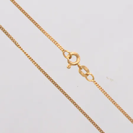 Kedja Venezia något ojämn längd 42cm 18k Vikt: 2,6 g