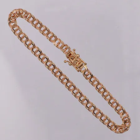 Armband Bismarck längd 18cm, bredd 4,6mm, 18K Vikt: 7,8g Vikt: 7,8 g