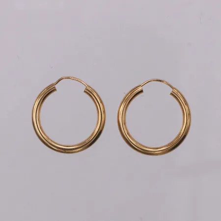 Örhängen creoler Ø17,8mm, bredd 2,2mm, 18K Vikt: 1,3g Vikt: 1,3 g