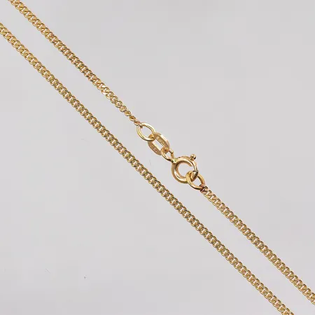 Kedja Pansar längd 60cm, bredd 1mm, 18K. Vikt: 5,8 g