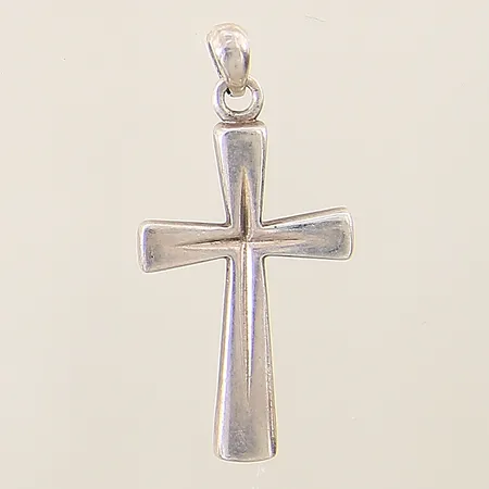 Hänge kors med mönstrad dekor 31x16mm, silver 925/1000 Vikt: 2,4 g