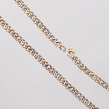 Kedja Pansar saknar lås lås silver 925/1000 längd 41cm, bredd 3,9mm   Vikt: 15 g