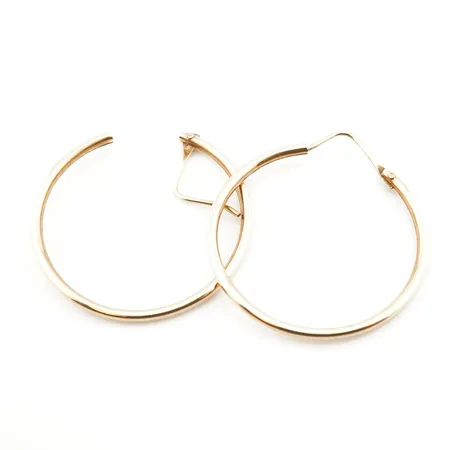 Örhängen, Ø 27mm, 14k Vikt: 1,5 g