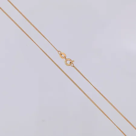 Kedja Pansar 38cm bredd 1,1mm, 18K Vikt: 2,1 g