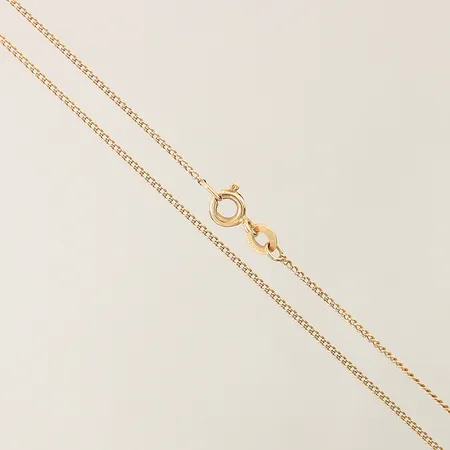 Kedja Pansar längd 46,5cm bredd 1,1mm 18K Vikt: 2,6 g