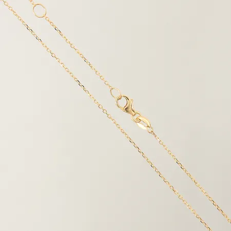Kedja Ankar Guldfynd längd 42-45cm bredd 0,5mm 18K Vikt: 1,3 g