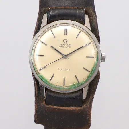 Herrur Omega automatisk fuktskada går ej gravyr Ø34,5mm stål