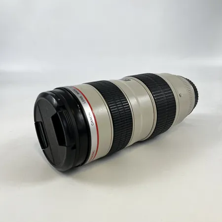 Objektiv Caon Zoom Lens EF 70-200mm 1:2.8 L Ultrasonic, srn:072403, motljusskydd, defekt etui Skickas med postpaket.