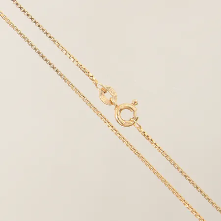 Kedja Venezia längd 45cm bredd 1mm svensk importstämpel 18K  Vikt: 3,7 g