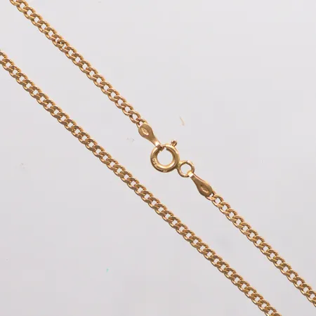 Kedja Pansar längd 43,5cm bredd 2mm 18k Vikt: 2,9 g