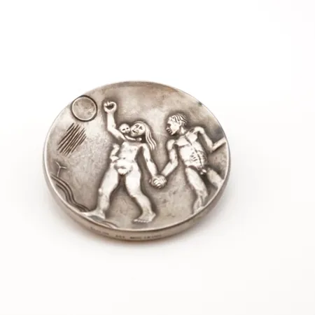Medalj Myntverket "Kvinnomedalj", silver, m etui, 925/1000 Vikt: 151 g