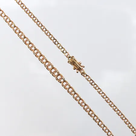 Collier doserad Bismarck, 47cm, bredd: 3-4,9mm, 18K Vikt: 8,3 g