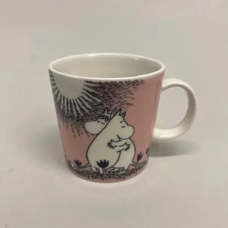 Muminmugg, kärlek 1990-tal, Arabia, 30cl, bruksskick, porslin Vikt: 0 g