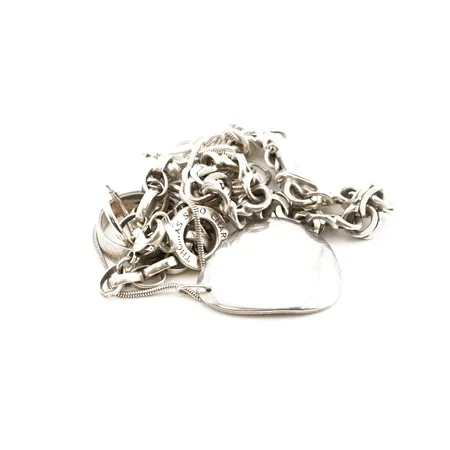 Diverse silversmycken, 925/1000 Vikt: 70 g
