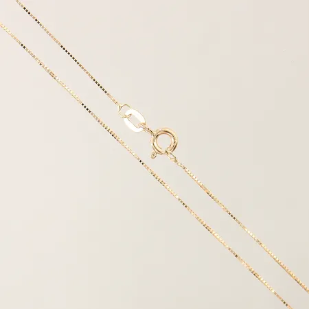 Kedja Venezia Guldfynd längd 37,5cm bredd 0,5mm, 18K Vikt: 1,1 g