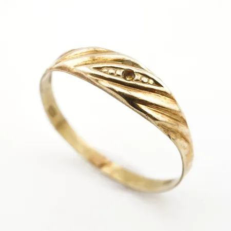 Ring, defekt, 14k Vikt: 0,7 g