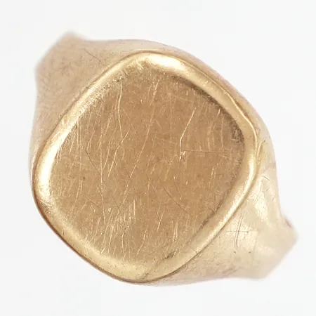 Klackring stl:21½, bredd ca16mm, klippt skena, repor, 9K Vikt: 4,4 g
