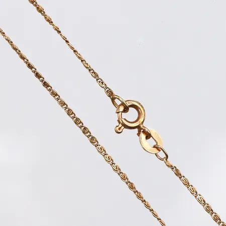 Kedja 38cm, bredd: 1,2mm, 18K Vikt: 2 g