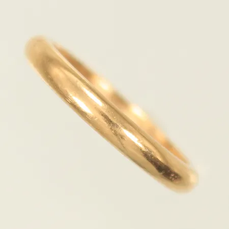 Slät ring stl 17, bredd 3mm, gravyr, repig, 18K, 3,8g Vikt: 3,8 g