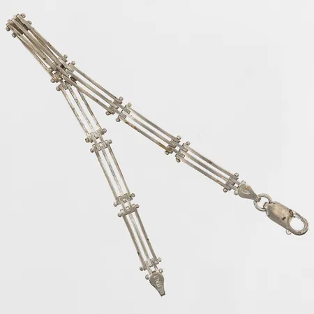 Armband Italien längd 18,5cm, bredd 6,5mm, silver 925/1000 Vikt: 11,3 g