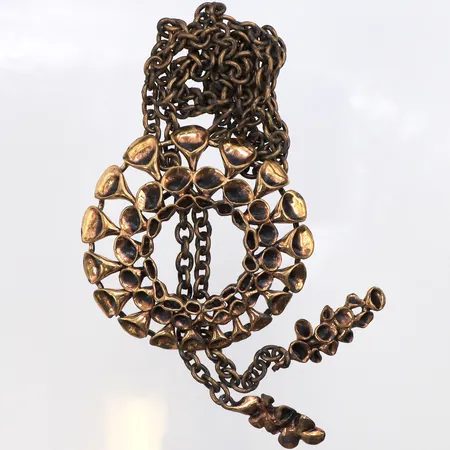 Collier Hannu Ikonen, längd: ca 60cm, brons