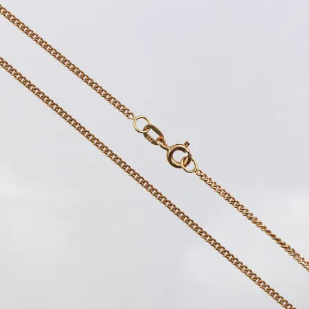 Kedja pansar 46cm, bredd: 1,6mm, Guldfynd, 18K,  Vikt: 4,5 g